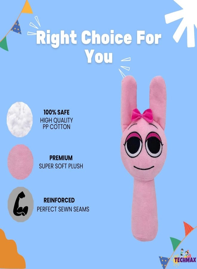 TechMax Solution Pink Bow Sprunki Plush Toys - Image 3